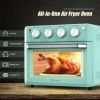 Compact Teal Kitchen Appliance: 7-in-1 Multicooker