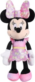 Minnie Mouse Plush 14" - Lights & Sounds, Fashion Bow - Disney, Just Play