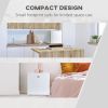 Compact White Upright Mini Freezer 1.1 Cu.Ft for Countertop