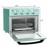 Compact Teal Kitchen Appliance: 7-in-1 Multicooker
