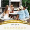 43" Round Table with Umbrella Hole