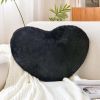 Heart Pillow Faux Fur Throw Pillow: Mini (12.9" x 9.8")